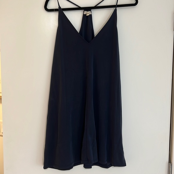 Navy Summer Slip Dress - URBAN OUTFITTERS - Picture 1 of 5